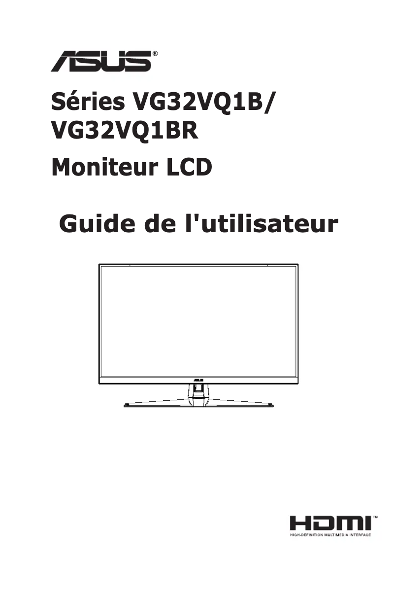 Imagen de la primera página del manual del dispositivo TUF Gaming VG32VQ1BR
