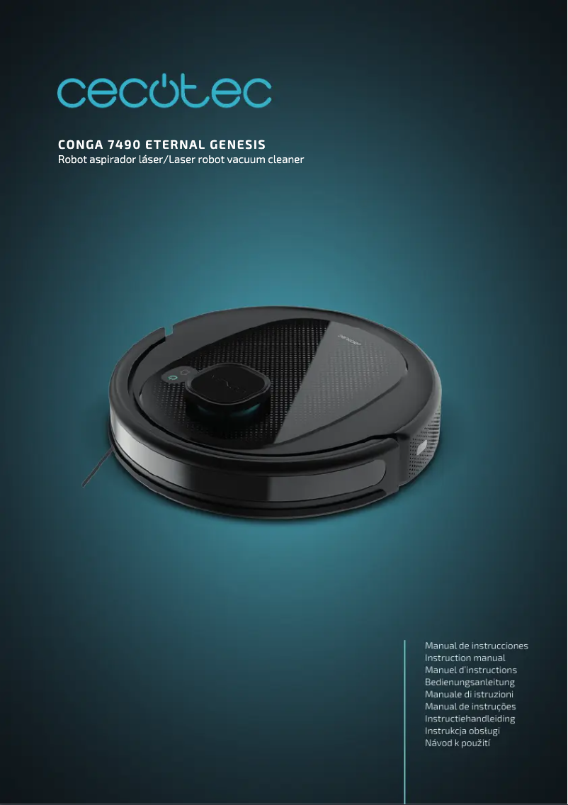 Página 1 del manual Manual de usuario Cecotec Conga 7490 Eternal Genesis