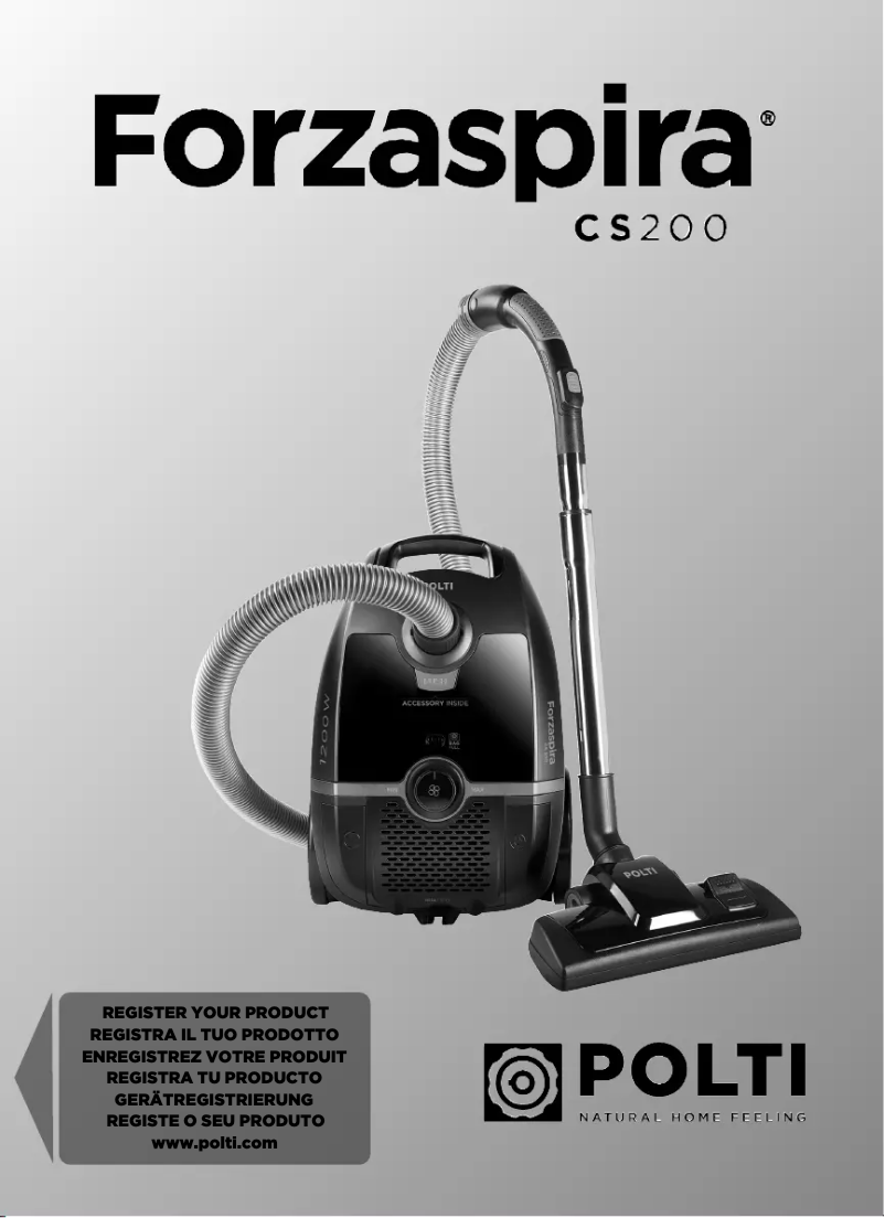 Imagen de la primera página del manual del dispositivo Forzaspira CS 200