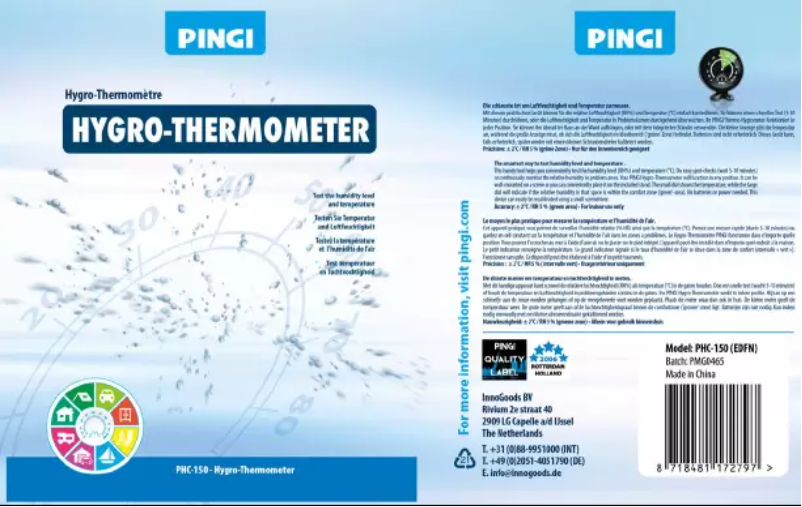 Página 1 del manual Manual de usuario Pingi PHC-150