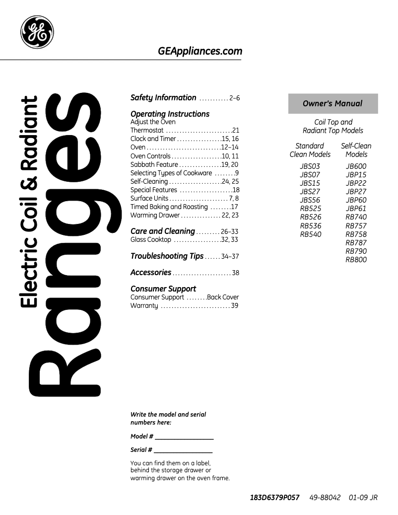 Imagen de la primera página del manual del dispositivo EER3000KBB