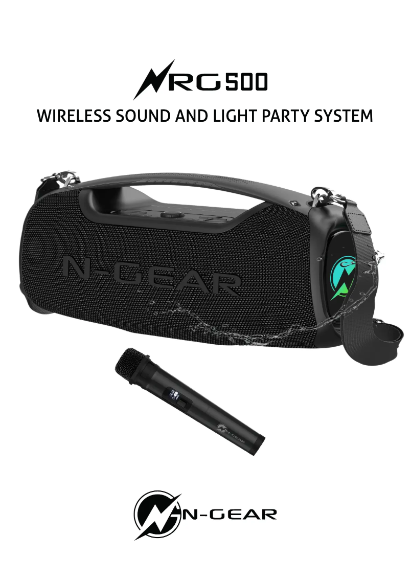 Página 1 del manual Manual de usuario N-Gear NRG 500