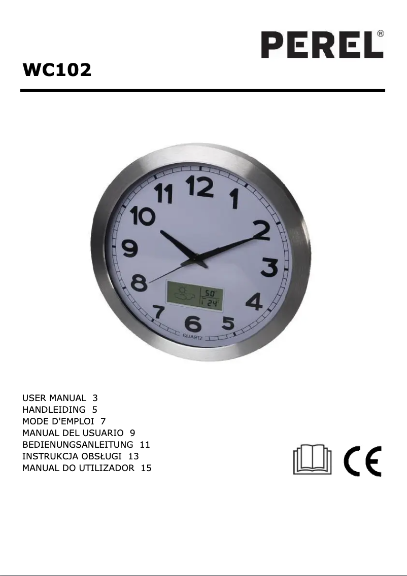 Imagen de la primera página del manual del dispositivo WC102