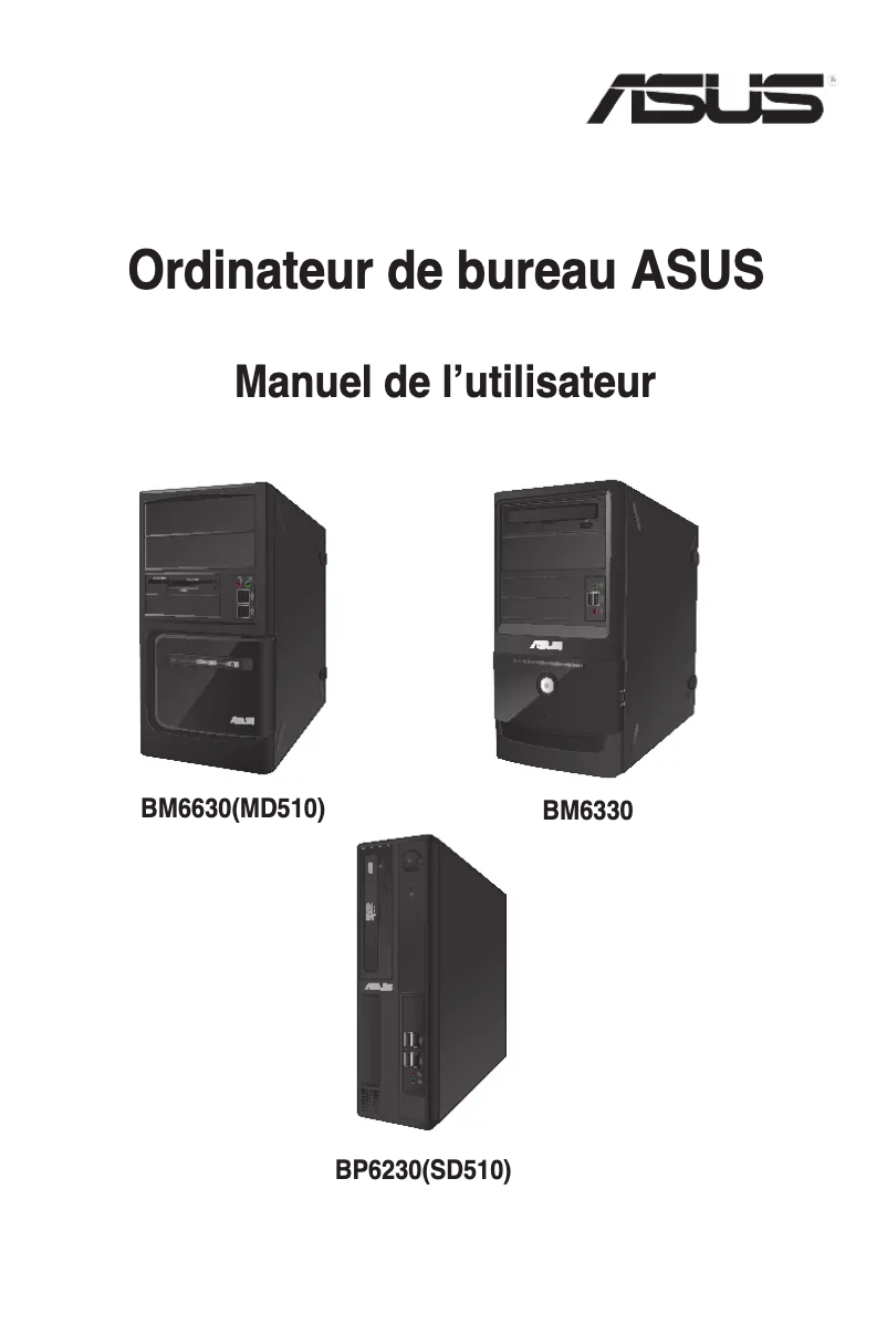 Página nº 1 - Manual de usuario Asus Pro Series BM6630