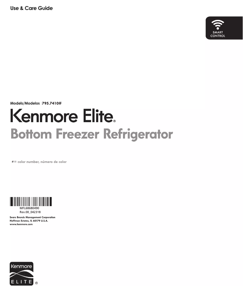 Página 1 del manual Manual de usuario Kenmore 795.74109