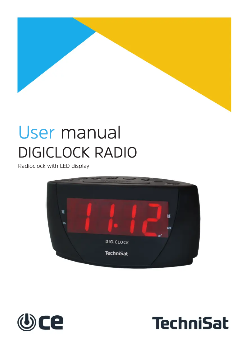Página 1 del manual Manual de usuario TechniSat Digiclock