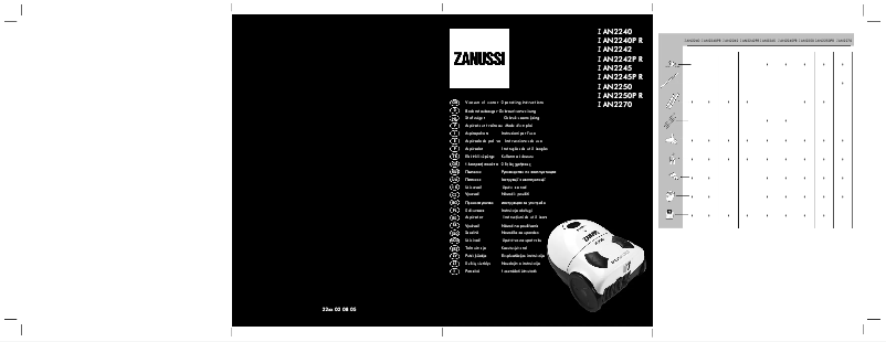 Página nº 1 - Manual de usuario Zanussi ZAN2240