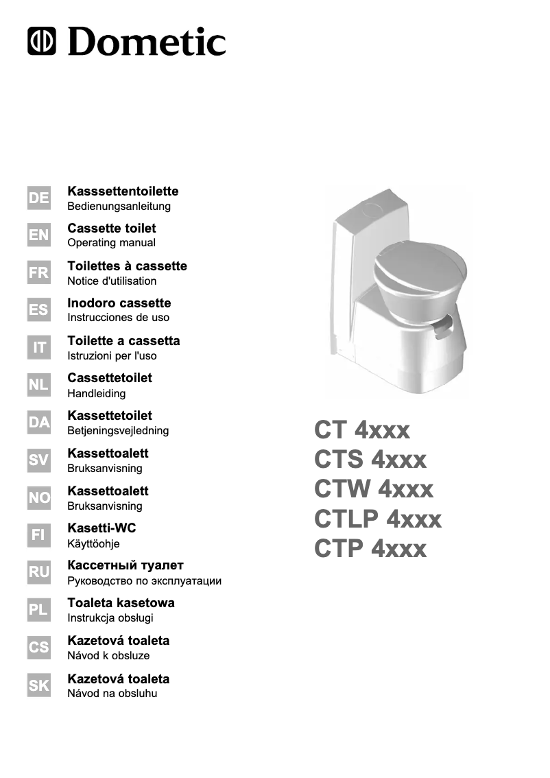 Imagen de la primera página del manual del dispositivo CTLP 4050