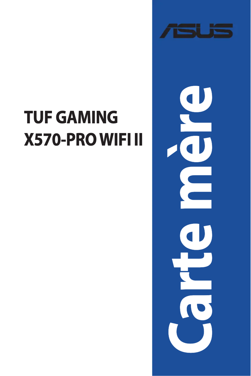 Página nº 1 - Manual de usuario Asus TUF Gaming X570-Pro WIFI II