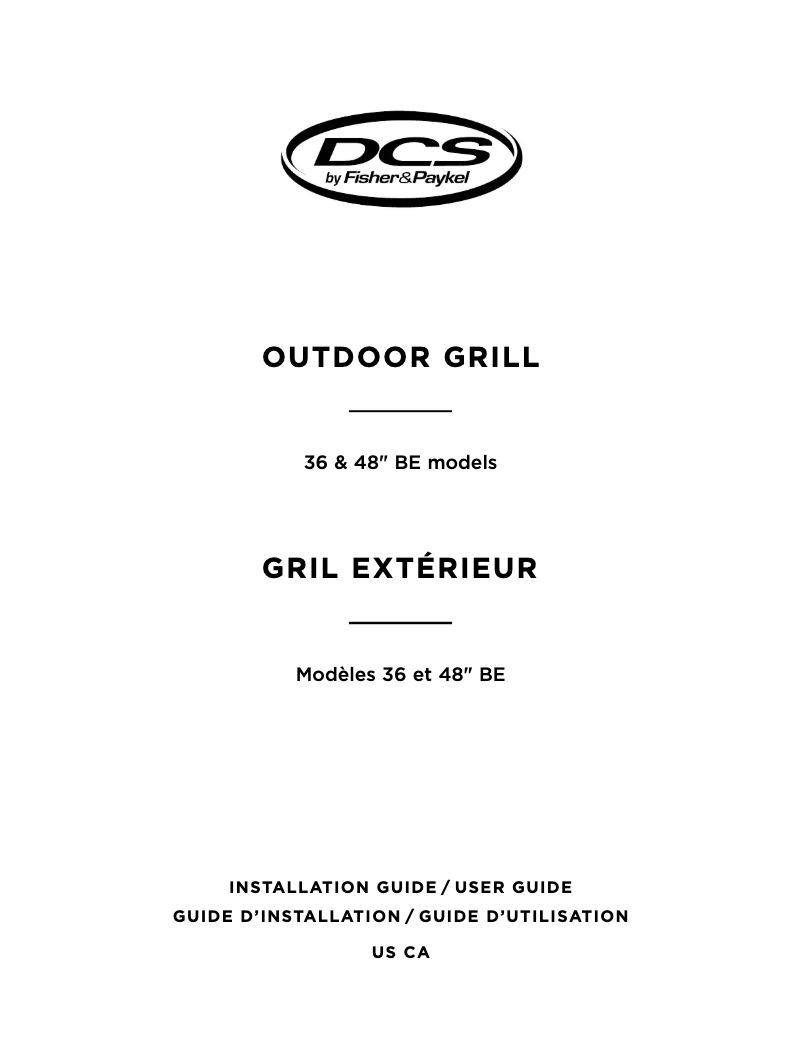 Página 1 del manual Guía de instalación DCS BE1-36RC-L