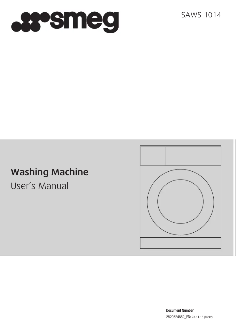 Imagen de la primera página del manual del dispositivo SAWS1014
