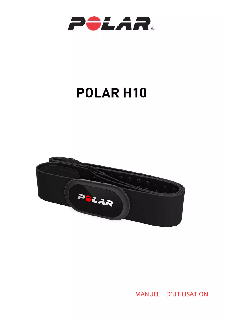 Página nº 1 - Manual de usuario Polar H10