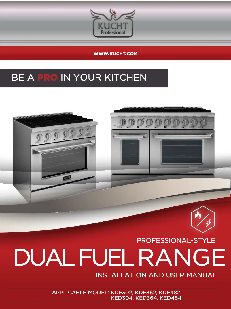 Imagen de la primera página del manual del dispositivo KDF482