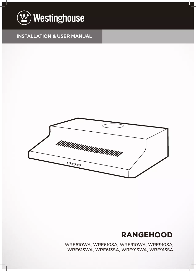 Imagen de la primera página del manual del dispositivo WRF910WA