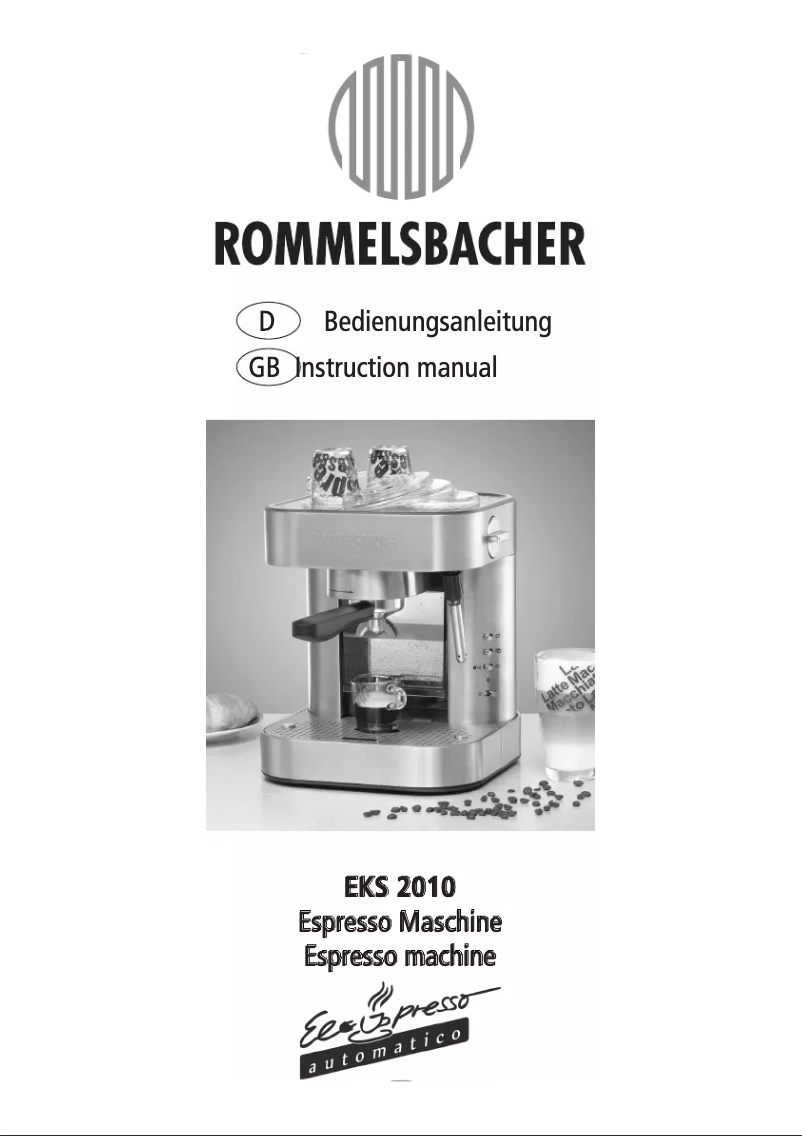 Imagen de la primera página del manual del dispositivo EKS 2010