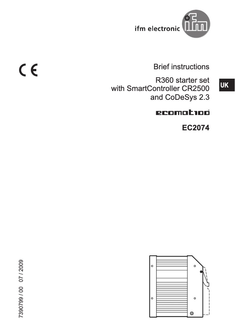 Imagen de la primera página del manual del dispositivo EC2074
