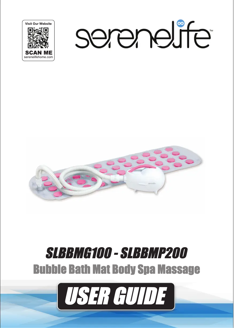 Imagen de la primera página del manual del dispositivo SLBBMG100