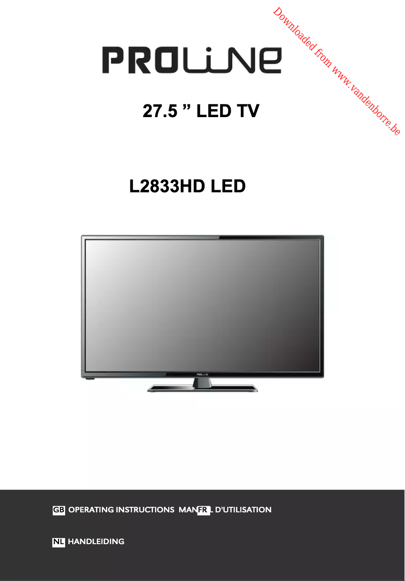 Imagen de la primera página del manual del dispositivo L2833HD