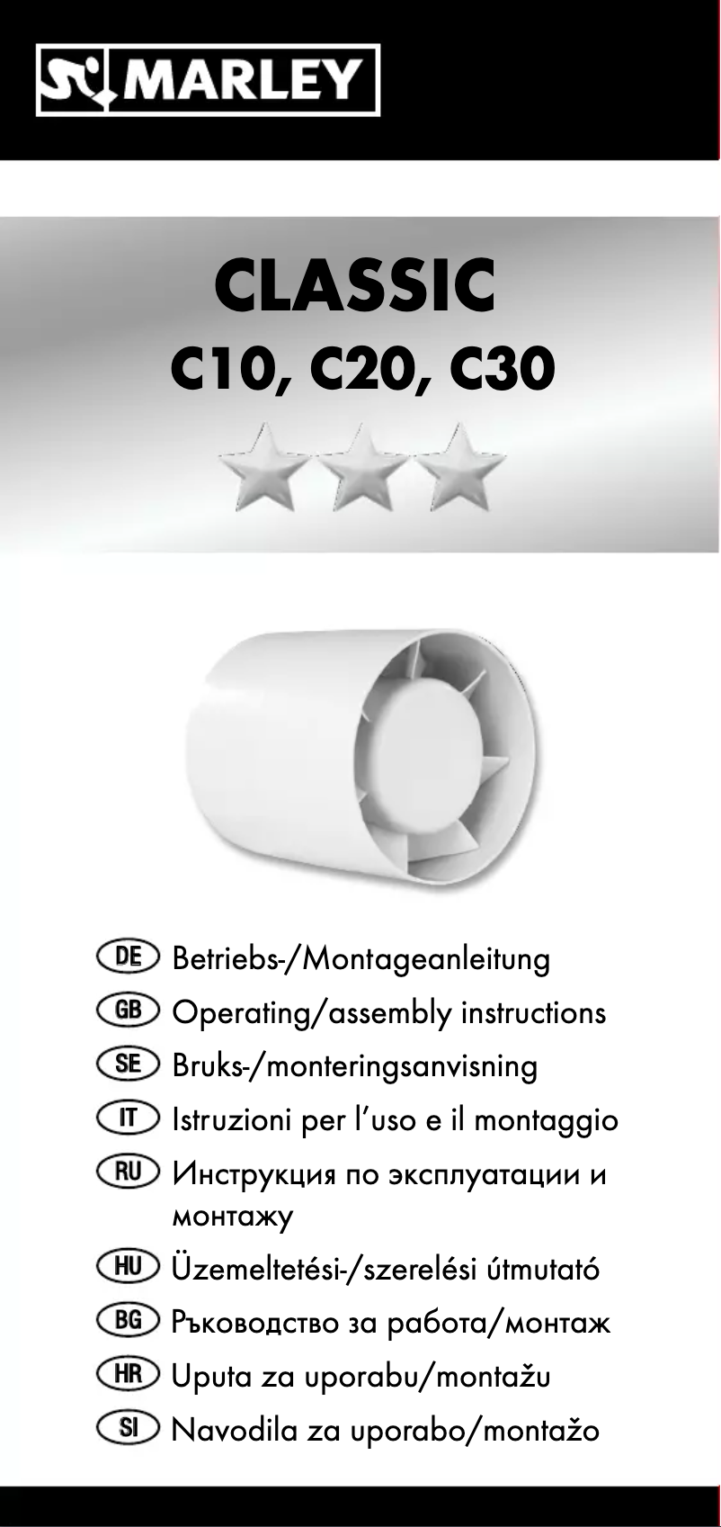 Imagen de la primera página del manual del dispositivo Classic C10