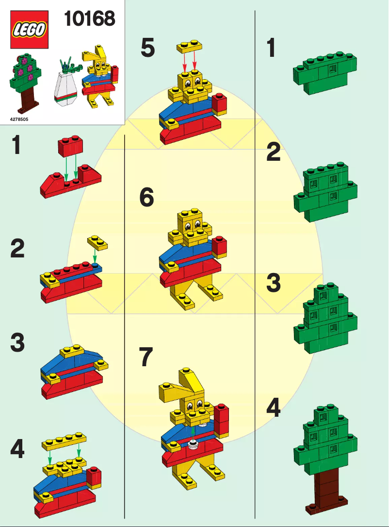 Página 1 del manual Manual de usuario Lego Mrs. Bunny 10168