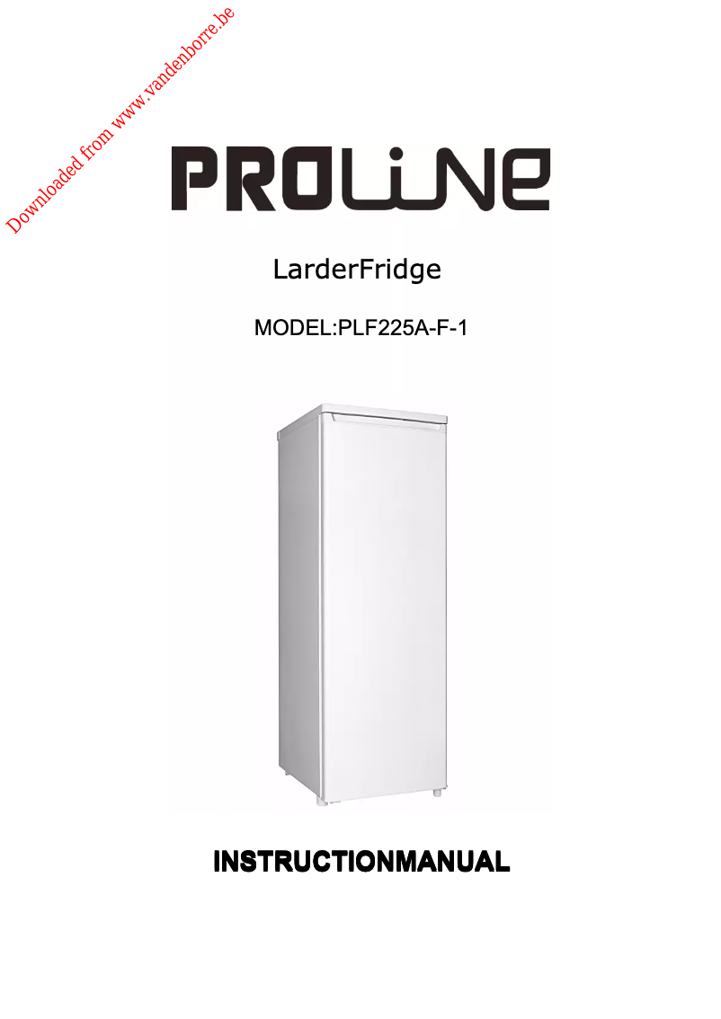 Página 1 del manual Manual de usuario Proline PFL225A-F-1