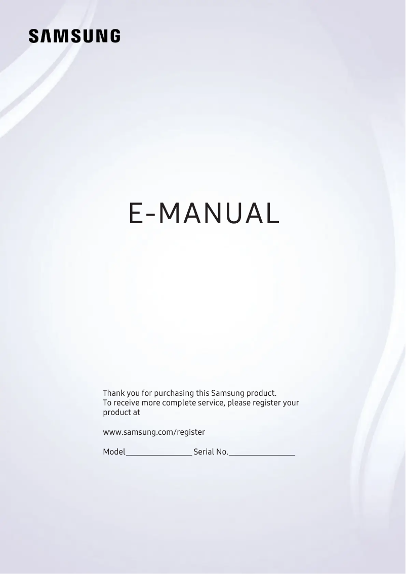 Página 1 del manual Manual de usuario Samsung UE40KU6405U