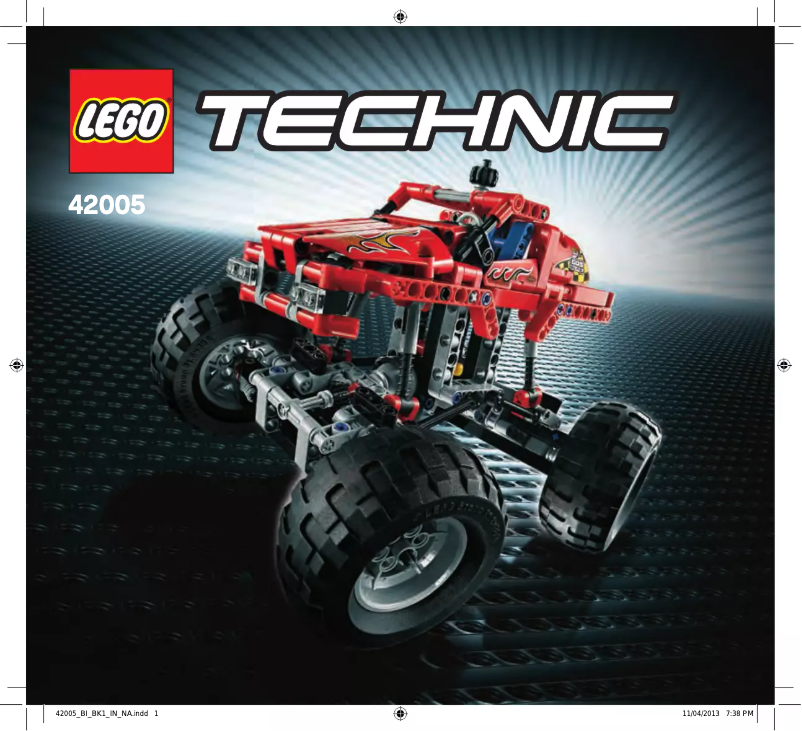 Página 1 del manual Instrucciones visuales Lego Technic 42005