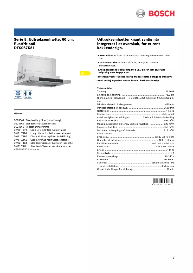 Imagen de la primera página del manual del dispositivo DFS067K51