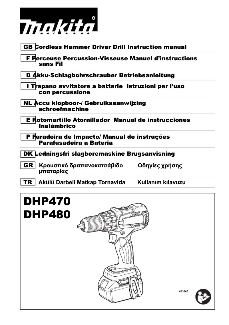 Imagen de la primera página del manual del dispositivo DHP480RTJ