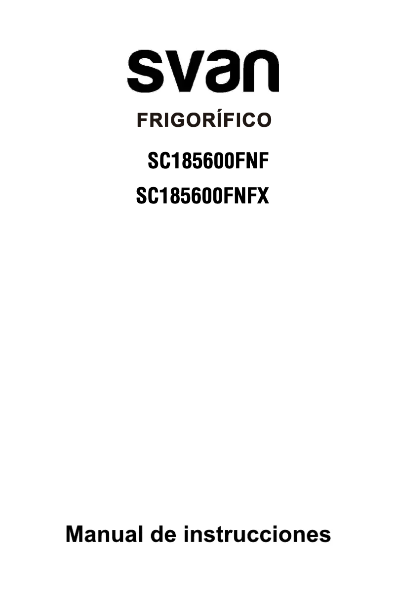 Imagen de la primera página del manual del dispositivo SC185600FNFX