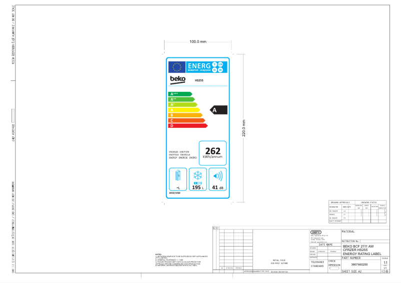 Imagen de la primera página del manual del dispositivo BCF 2111 AW