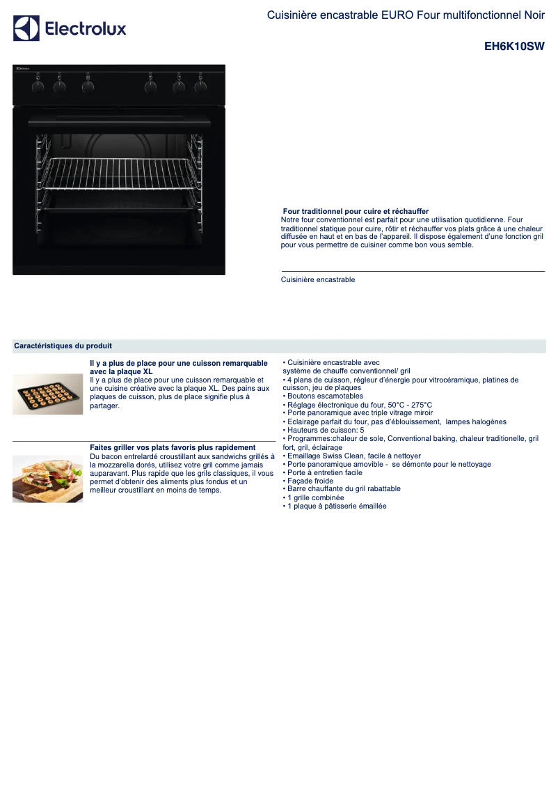 Imagen de la primera página del manual del dispositivo EH6K10SW