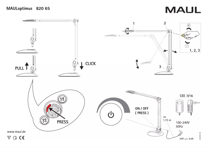 Imagen de la primera página del manual del dispositivo Optimus