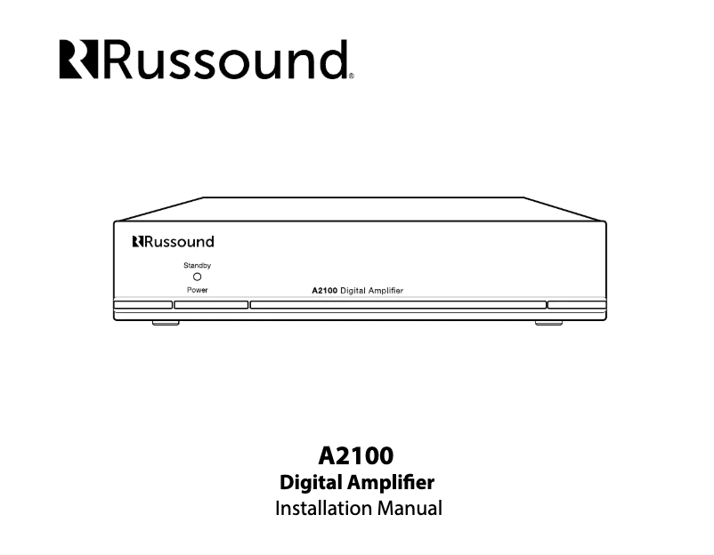 Imagen de la primera página del manual del dispositivo A2100