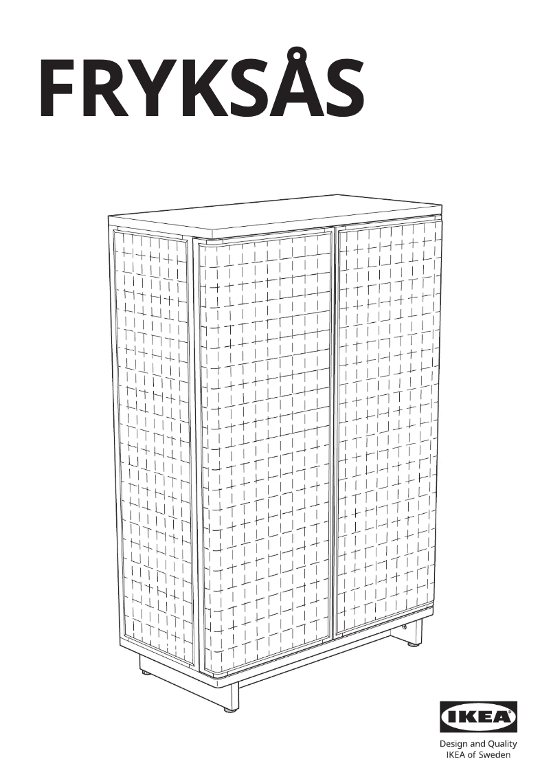 Imagen de la primera página del manual del dispositivo FRYKSÅS 205.740.97
