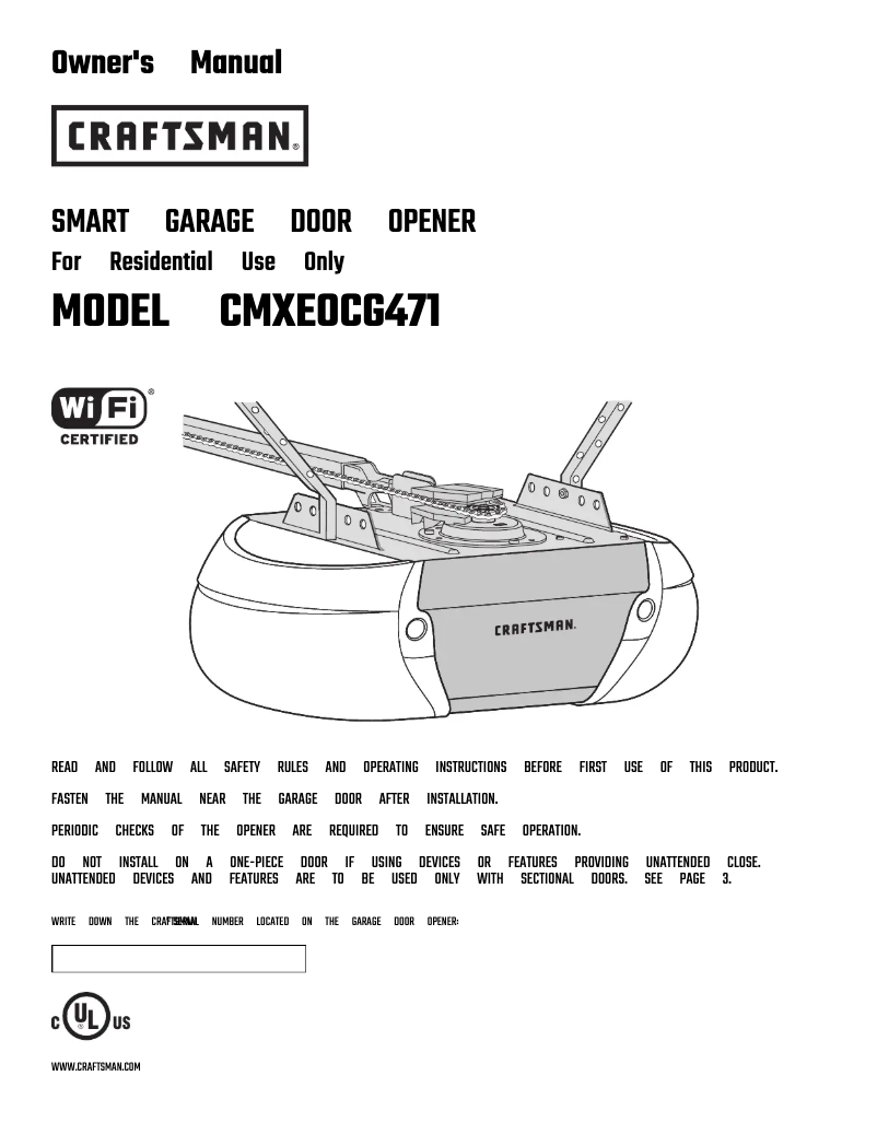 Imagen de la primera página del manual del dispositivo CMXEOCG471