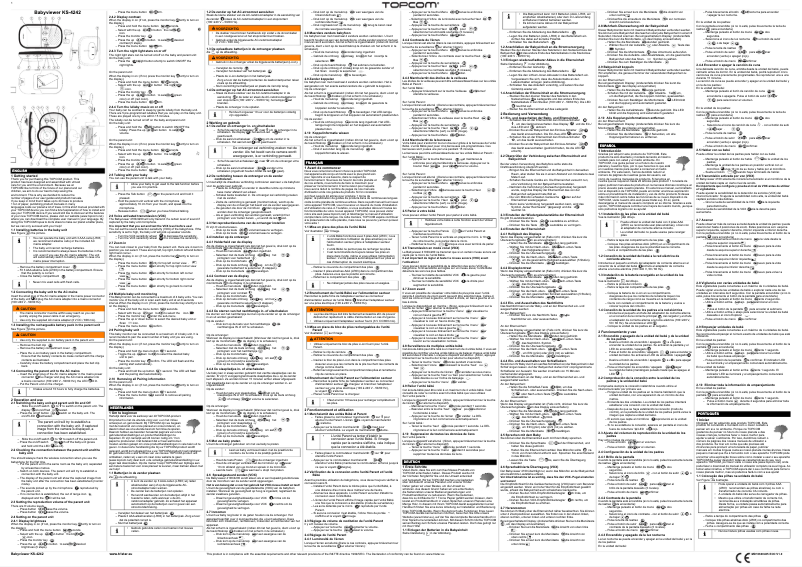 Página nº 1 - Manual de usuario Topcom KS-4242