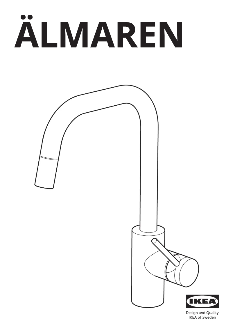 Imagen de la primera página del manual del dispositivo ÄLMAREN 403.416.48