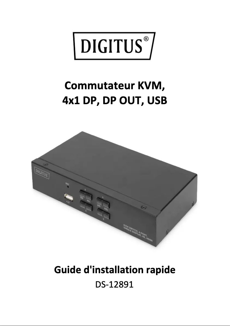 Imagen de la primera página del manual del dispositivo DS-12891