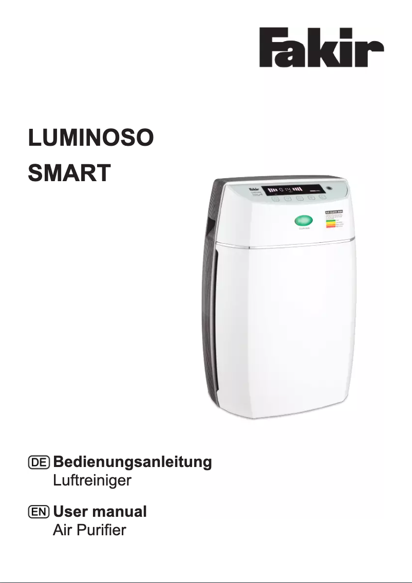 Imagen de la primera página del manual del dispositivo Luminoso Smart