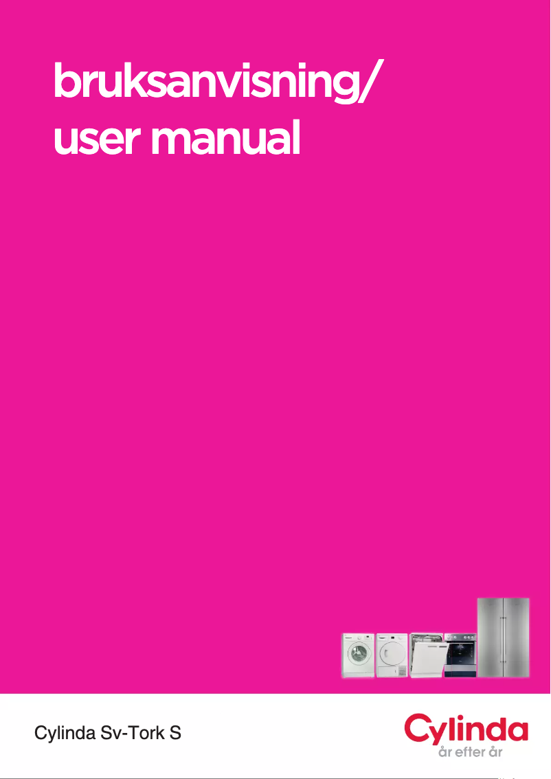 Página 1 del manual Manual de usuario Cylinda SVERIGETORKEN S VIT