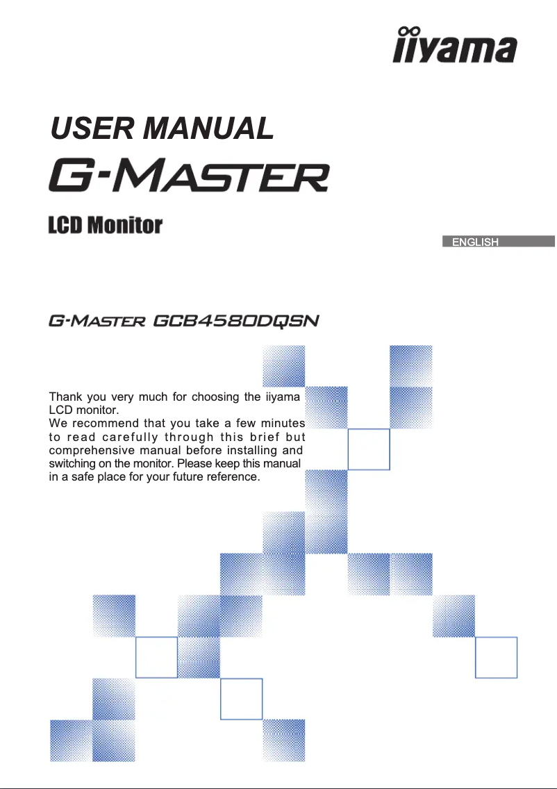 Imagen de la primera página del manual del dispositivo G-Master GCB4580DQSN