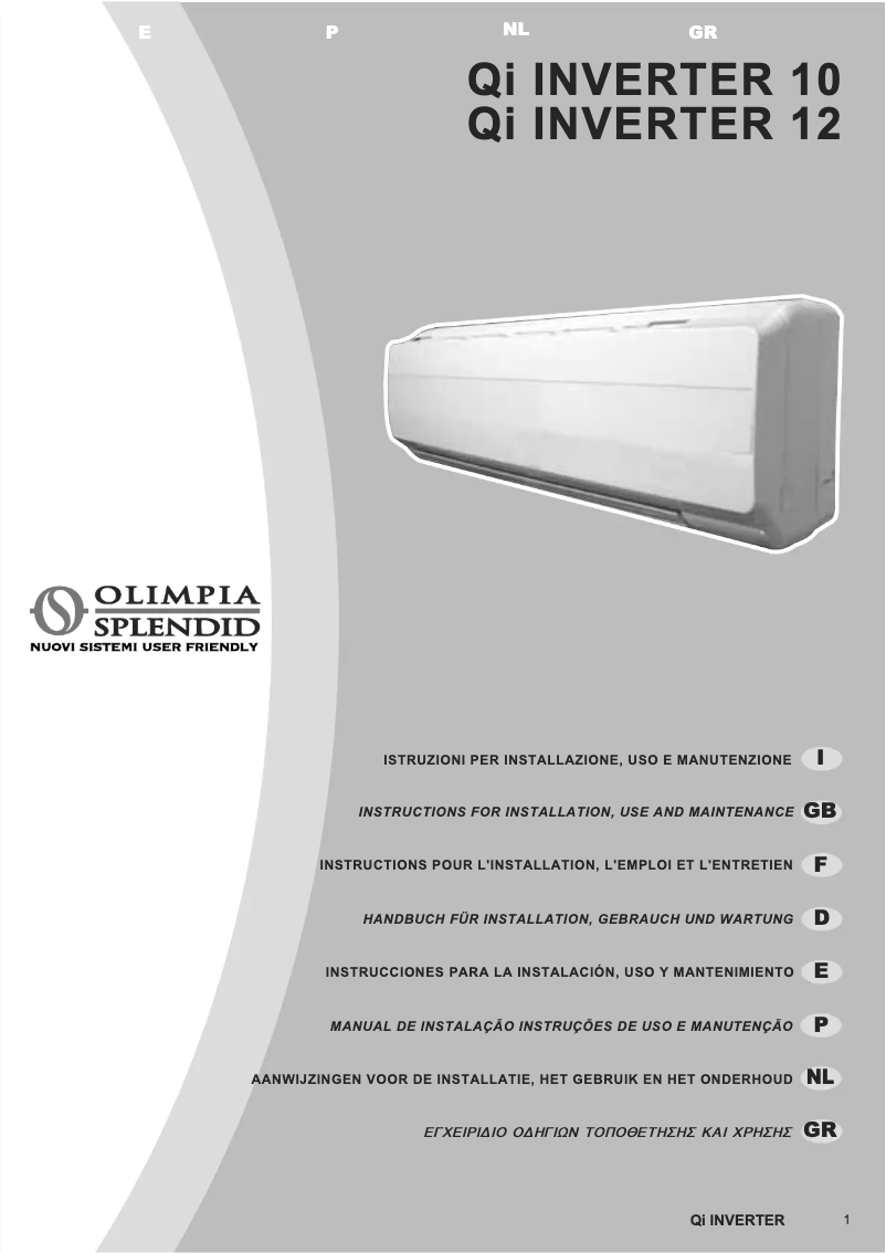 Imagen de la primera página del manual del dispositivo Qi Inverter