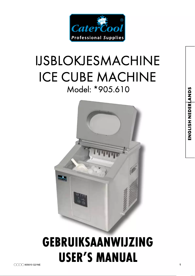 Página 1 del manual Manual de usuario CaterCool 905610