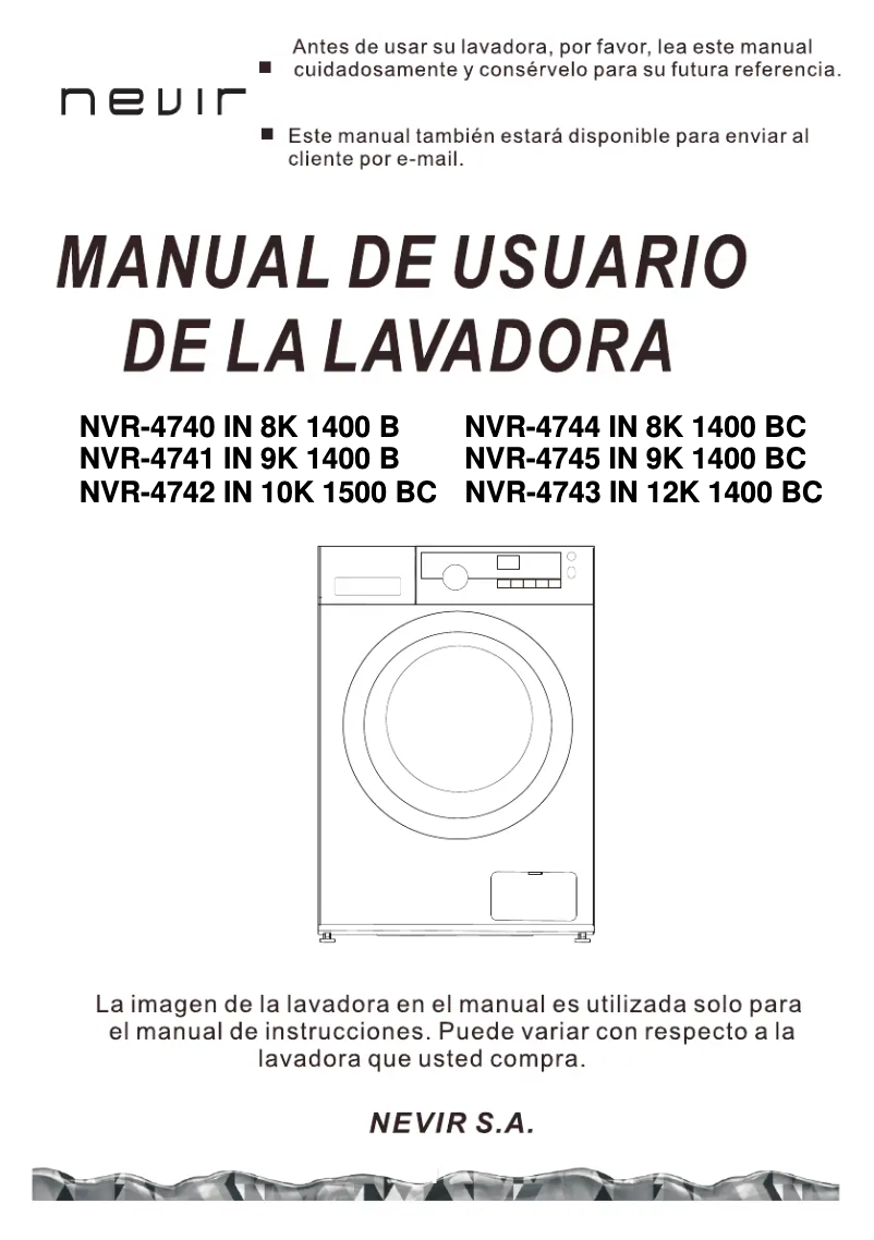 Imagen de la primera página del manual del dispositivo NVR-4743IN 12K 1400BC