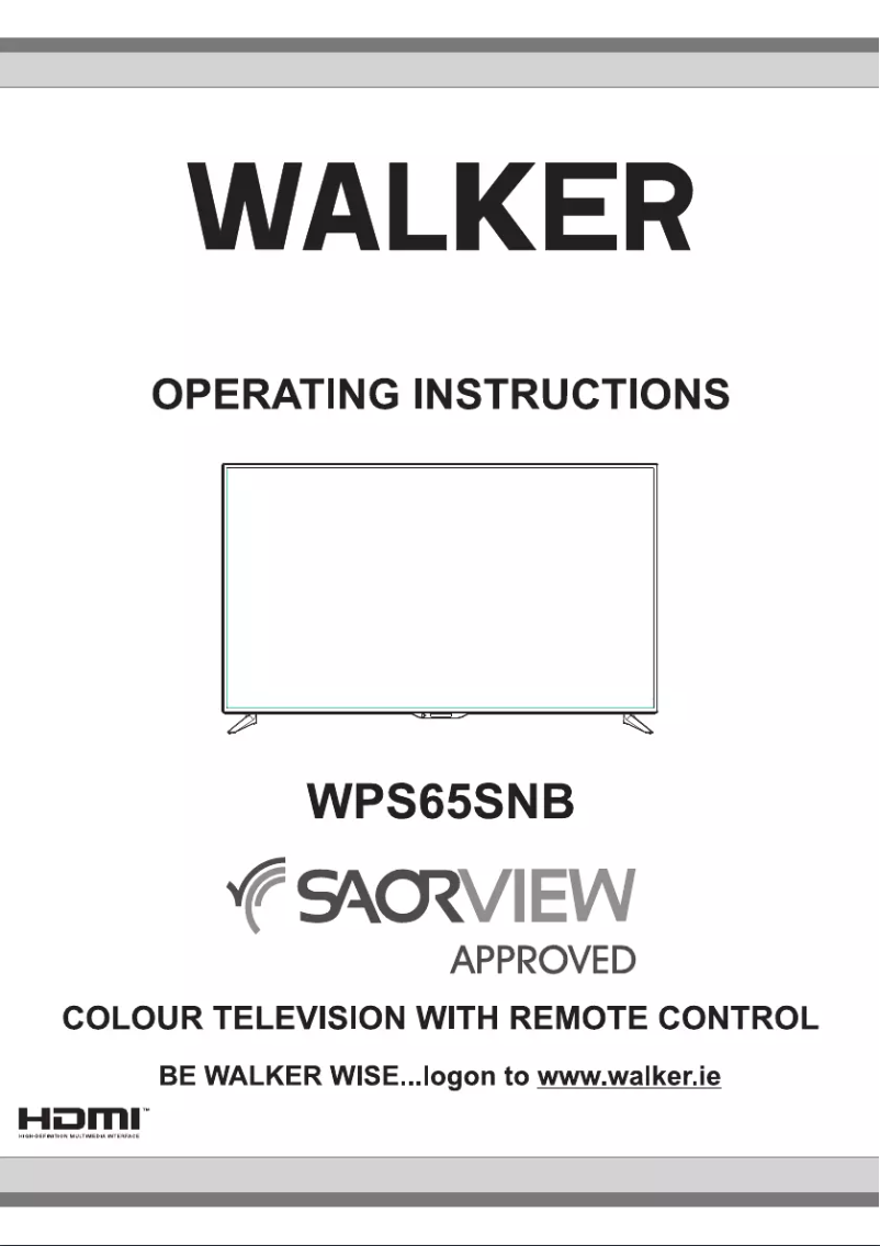 Imagen de la primera página del manual del dispositivo WPS65SNB