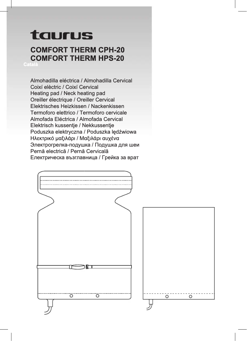 Imagen de la primera página del manual del dispositivo Comfort Therm HPS-20