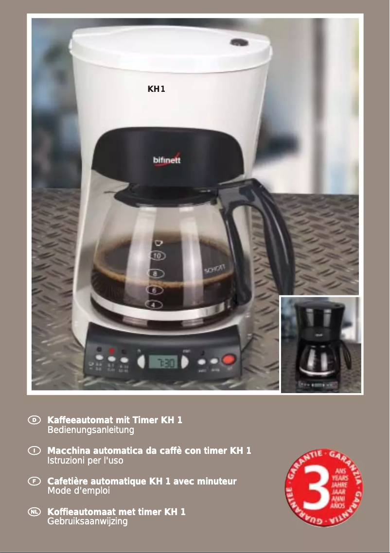 Página 1 del manual Manual de usuario Bifinett KH 1