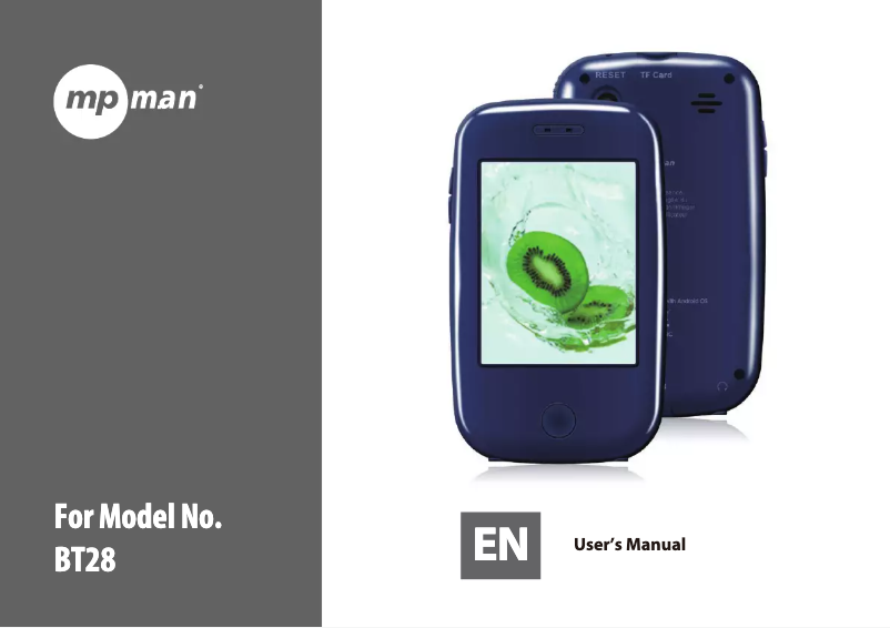 Página 1 del manual Manual de usuario Mpman BT28