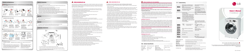 Imagen de la primera página del manual del dispositivo F1403RDS25